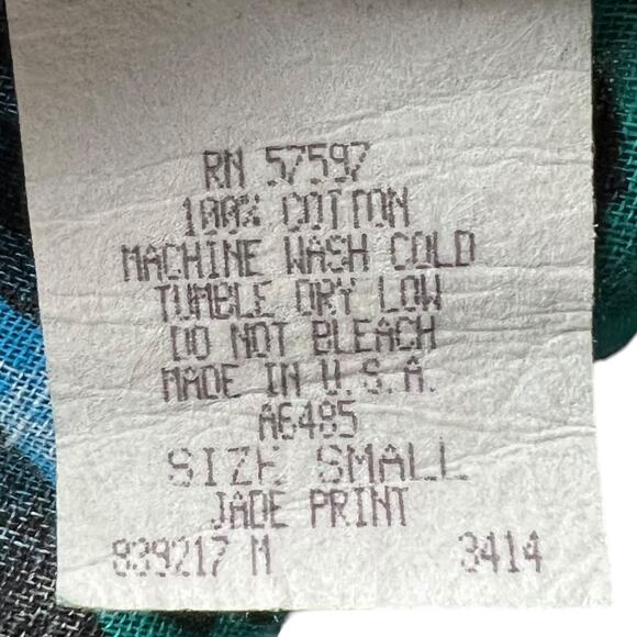 Styles To Go Small Cotton Pleated Maxi Skirt Jade Print Animal Pattern - Picture 7 of 7